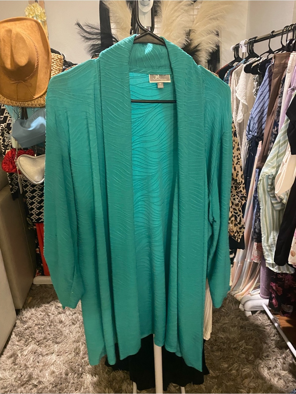 Teal cover up